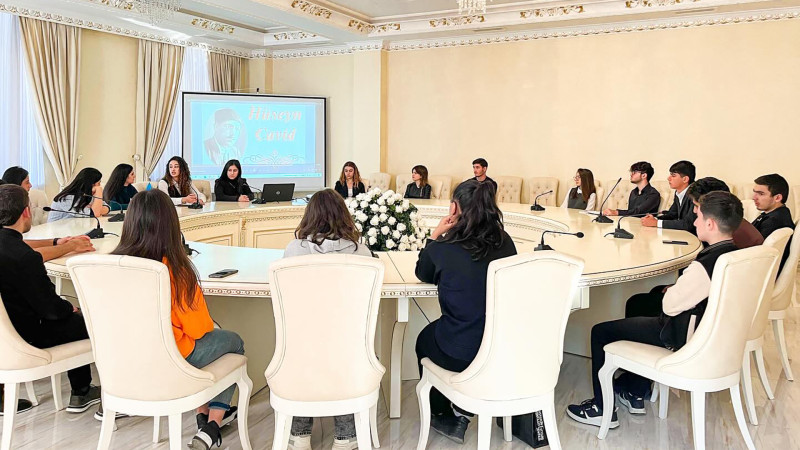 Hüseyn Cavidə həsr olunmuş bədii tədbir təşkil olunub