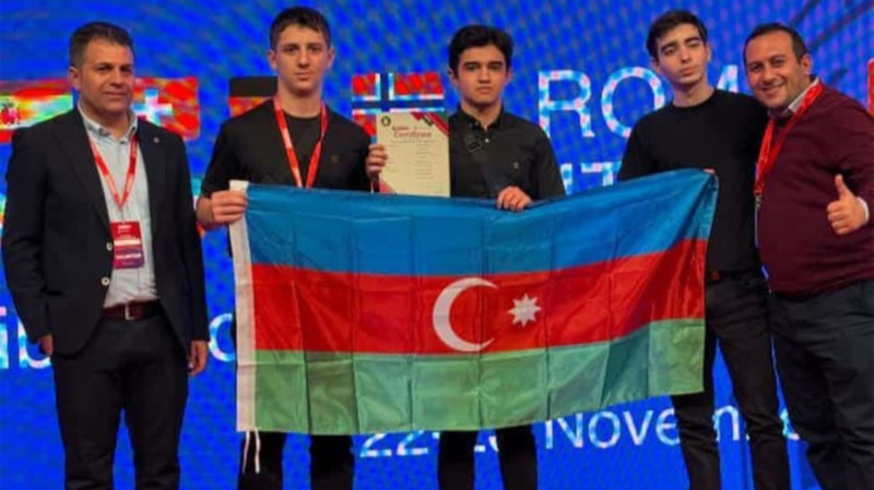 Sumqayıt məktəblilərinin beynəlxalq uğuru