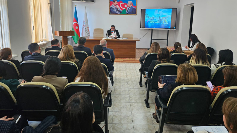 Sumqayıtda şəhər səhiyyəsinin inkişaf tarixindən danışılıb