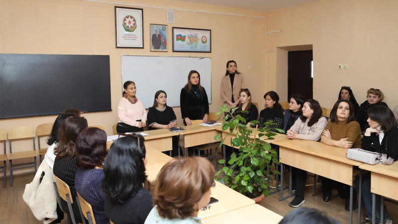 Sumqayıtda müəllimlər psixoloji testdən keçiblər