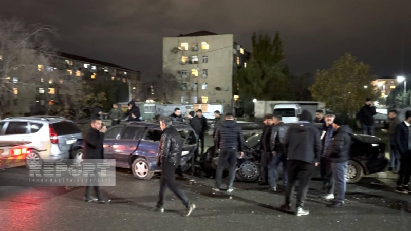 Sumqayıtda zəncirvari qəza