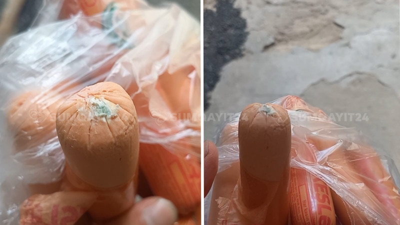 Sumqayıtda marketdən alınan məhsul kifli çıxdı - VİDEO