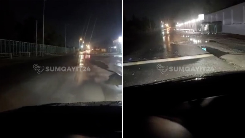 Qəza “qoxan” qanunsuz tramplin - VİDEO