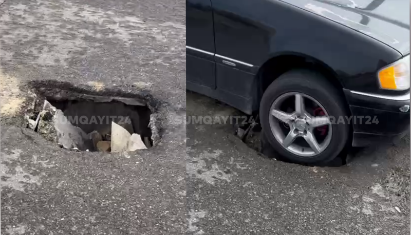 Sumqayıtın qapaqsız lyuku təhlükə saçır