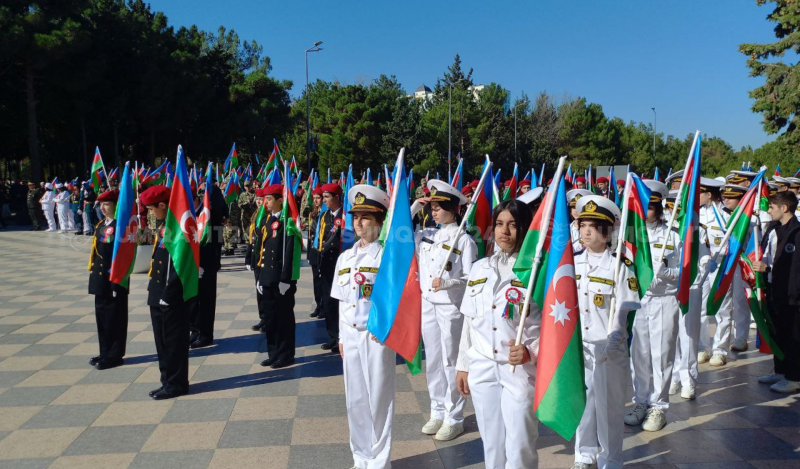 Sumqayıtda Zəfər Günü qeyd olundu