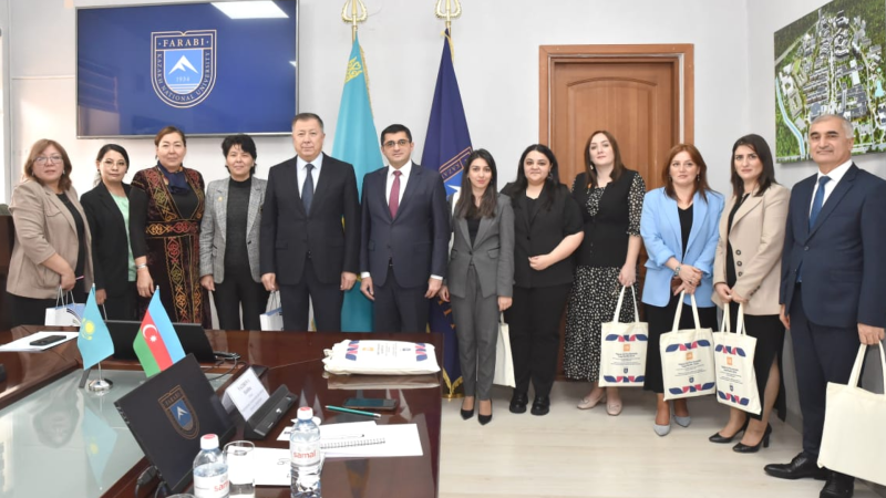 SDU-nun nümayəndə heyəti Qazaxıstanda