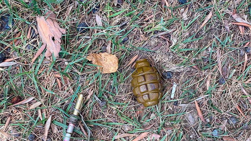 Sumqayıtda əl qumbarası aşkar edilib