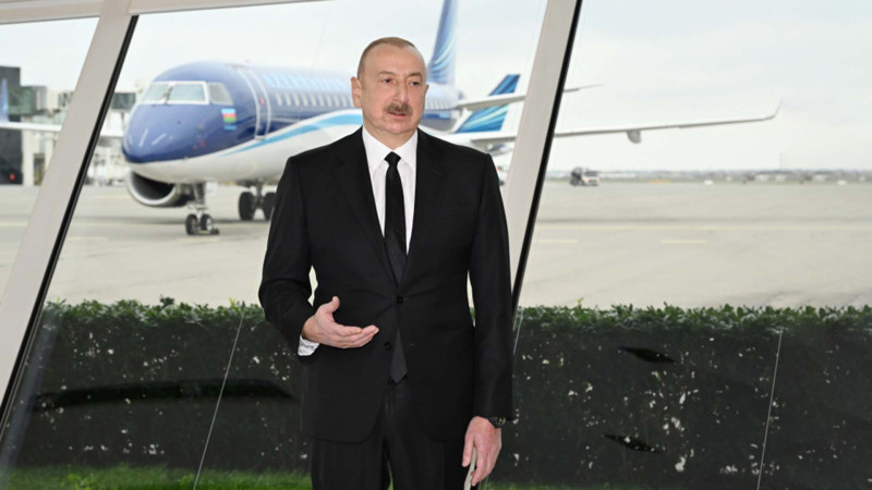 Prezident İlham Əliyev Azərbaycan Televiziyasına müsahibə verib - FOTO