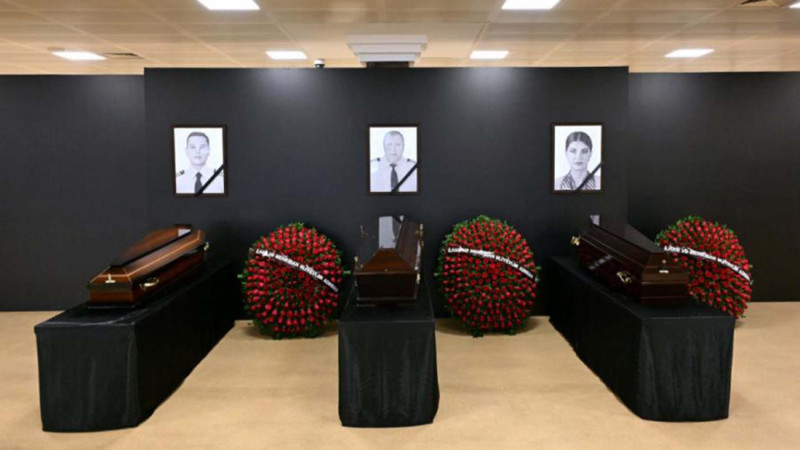 Təyyarə qəzasında həlak olan ekipaj üzvlərinə Milli Qəhrəman adı verildi