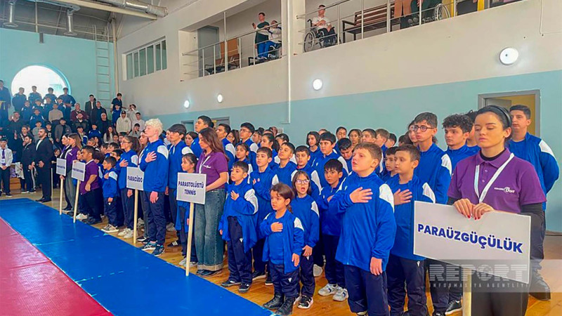 Sumqayıtda Uşaq Paralimpiya Oyunları təşkil olunub