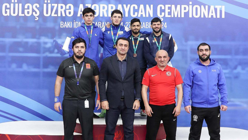 Sumqayıt güləşçiləri ölkə çempionatında 8 medal qazanıblar