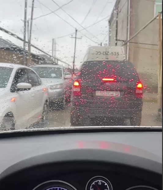 Sarayda yol iflic oldu - VİDEO