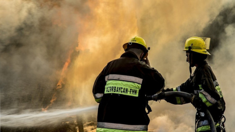 Yataqxanada yanğın baş verib
