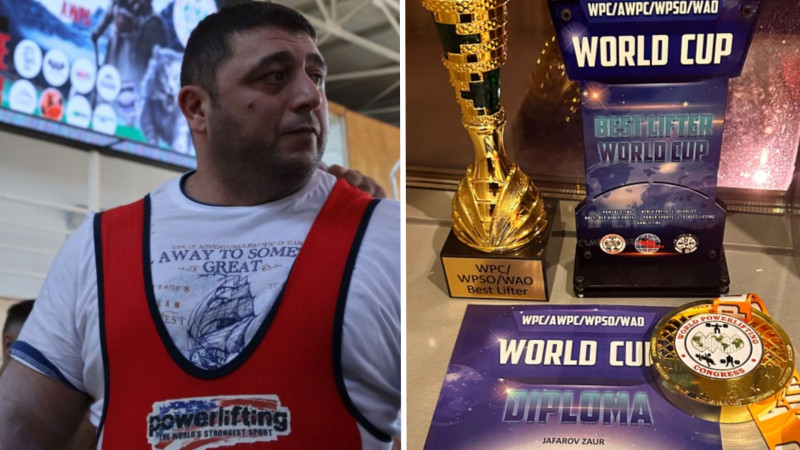 Sumqayıtlı atlet yeddiqat dünya çempionu oldu