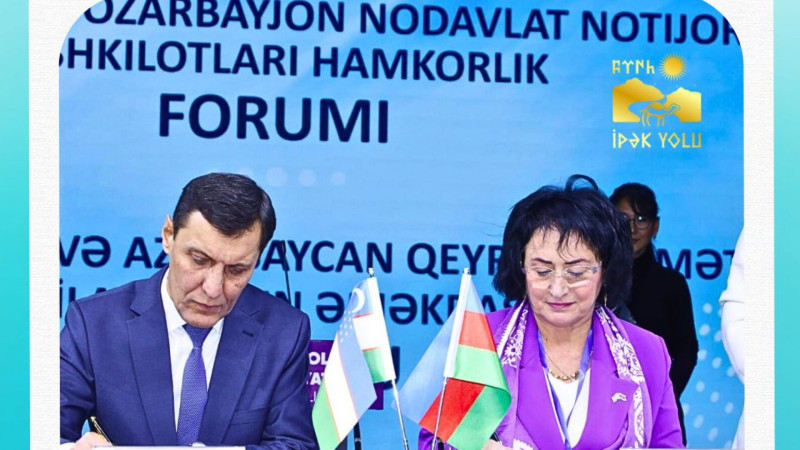 Sumqayıtlı xanımla Özbəkistan QHT-ləri arasında işbirliyi