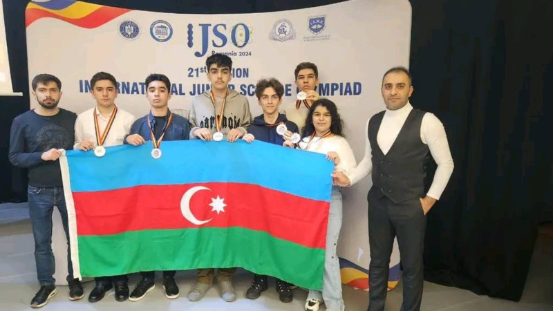 Sumqayıt gimnaziyasının şagirdi mükafat qazanıb