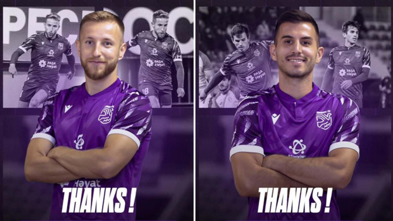 Sumqayıt iki futbolçu ilə vidalaşdı