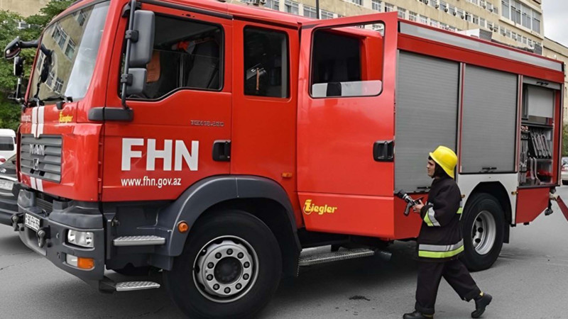 Sumqayıtda məktəbdə yanğın – Şagirdlər təxliyyə edilib