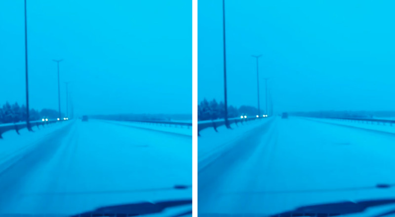 Sumqayıt yolunu qar və buz örtüb - VİDEO