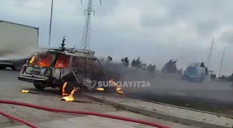 Sumqayıtda “VAZ” külə döndü - VİDEO