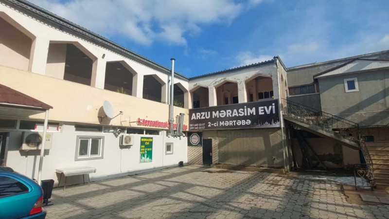 “Arzu” mərasim evinin fəaliyyəti dayandırıldı
