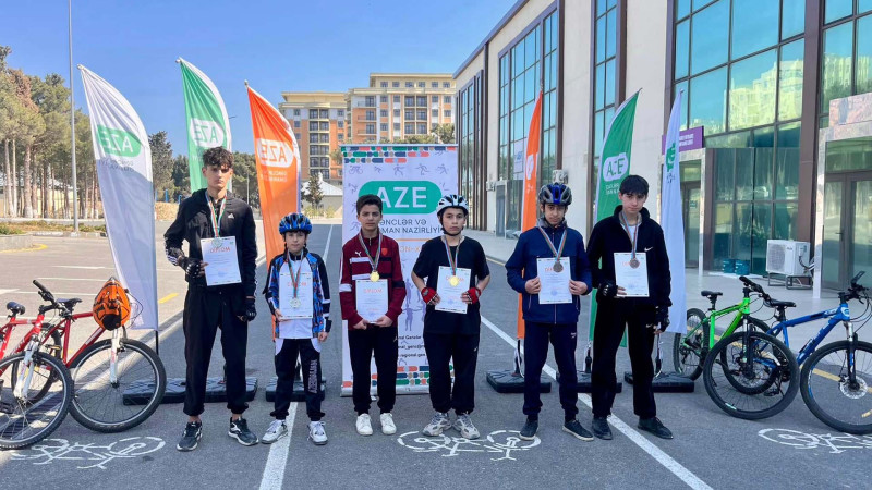 Velosiped turnirinin qalibləri mükafatlandırıldı