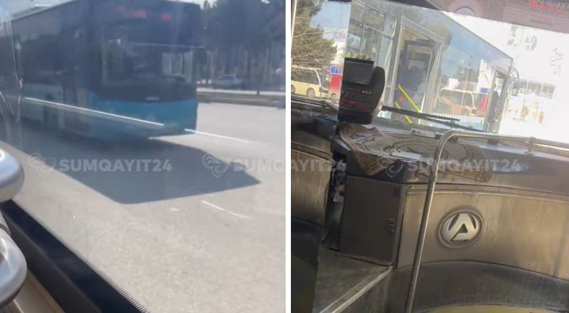 “7 nömrə” sürücüləri arasında İNSİDENT - VİDEO