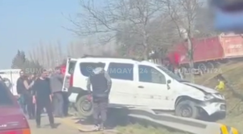 Sumqayıt yolunda növbəti QƏZA - VİDEO