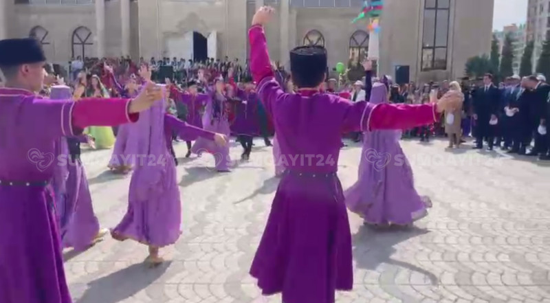 Sumqayıtda bayram tədbiri - VİDEO
