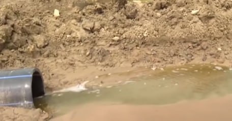 Ceyranbatan anbarında təhlükə: Çirkab sular axıdılır