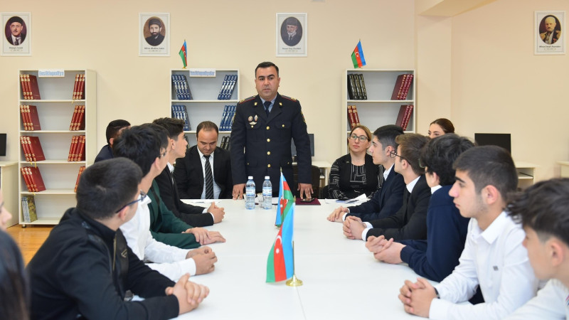 Sumqayıtda məktəblilərə narkomaniyanın fəsadları izah edildi