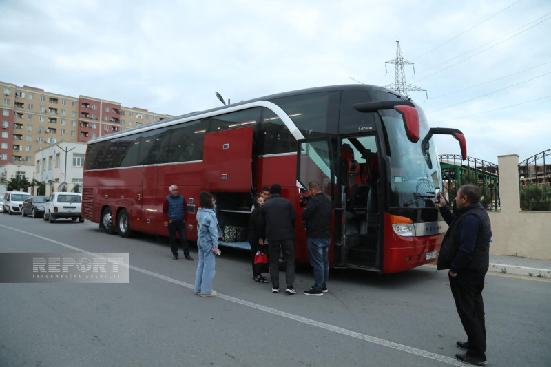 Sumqayıtda yaşayan 2 ailə Xocalıya yola salındı