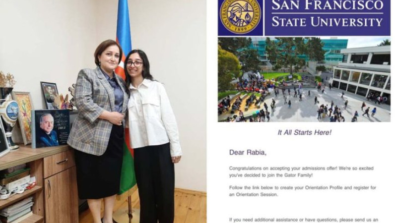 Sumqayıtlı şagird ABŞ universitetinə qəbul olub 