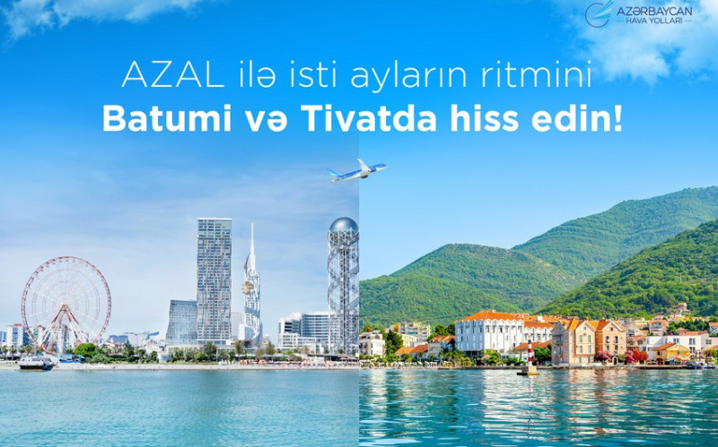 AZAL iki populyar kurort şəhərinə uçuşlara başlayır