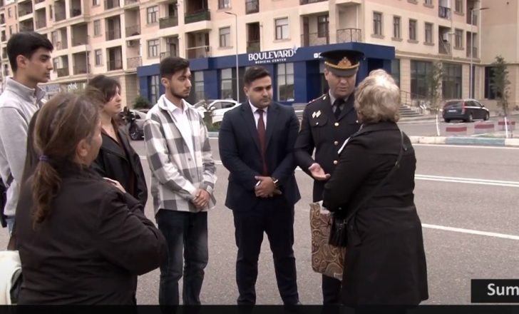 Sumqayıtda piyadalara xəbərdarlıq edildi