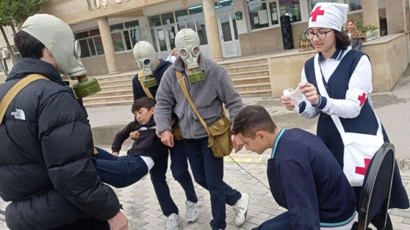 FHN Ceyranbatanda mülki müdafiə məşqi təşkil etdi