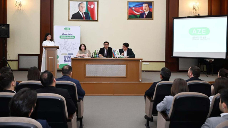 Fərid Qayıbov Sumqayıtda gənclərlə görüşdü