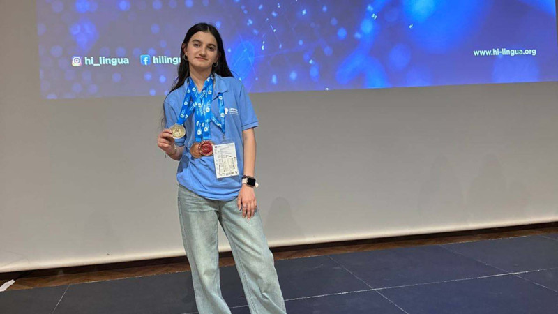 Sumqayıtlı şagird Fransadan 4 medalla qayıtdı