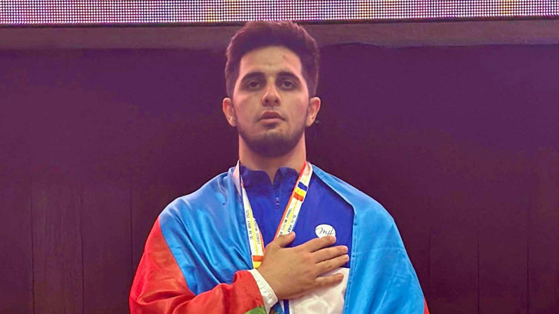 Sumqayıtlı idmançı qitə çempionu oldu 