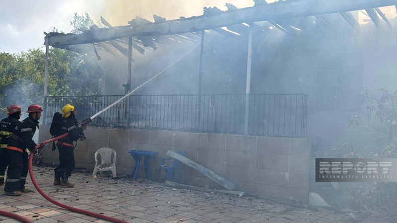 Sumqayıtda fərdi yaşayış evində YANĞIN