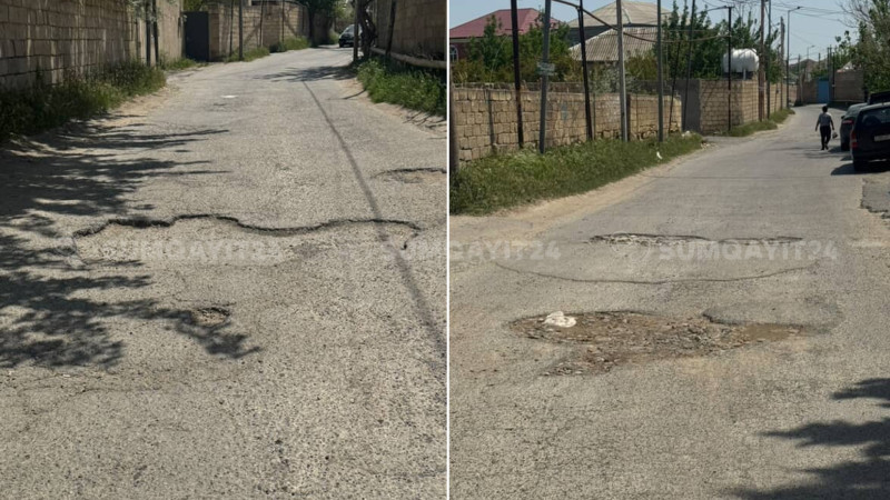 Coratda asfaltın adı var, özü yox