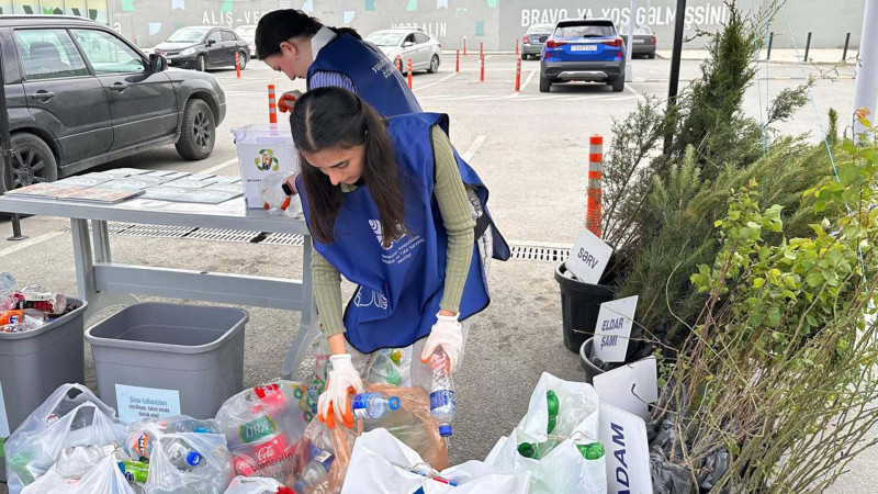 Sumqayıt sakinləri ekoaksiyada iştirak ediblər