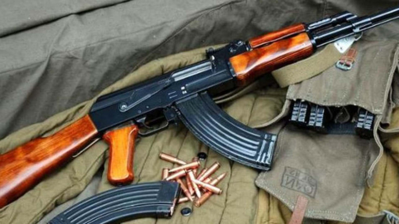 Xəzər bağlarında silah tapılıb