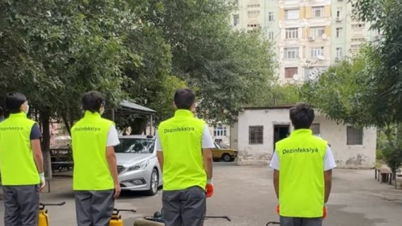 Sumqayıtda dezinfeksiya və deratizasiya işləri görülür - VİDEO