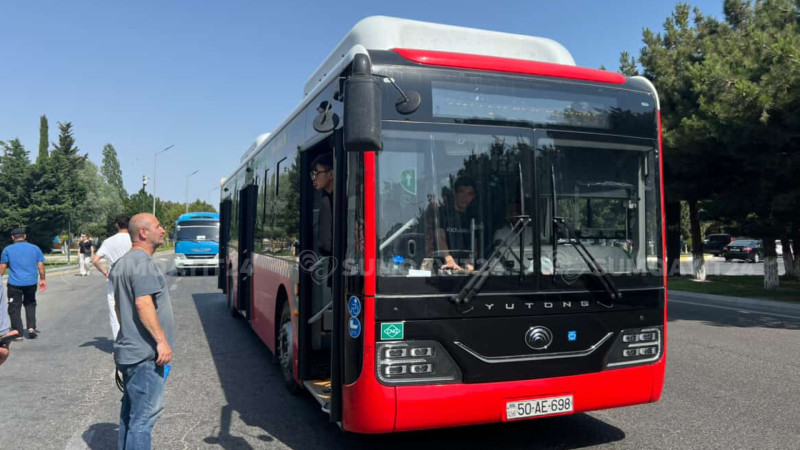 Yeni avtobuslar Sumqayıt yollarında
