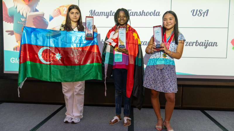 Sumqayıtlı şagird ABŞ-də qızıl medallar və kuboklar qazanıb