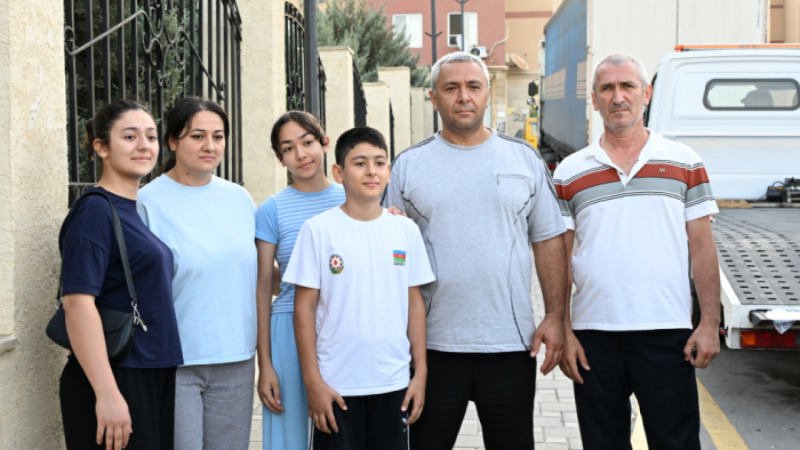 Sumqayıtda məskunlaşmış ailə YURDUNA QAYIDIB 