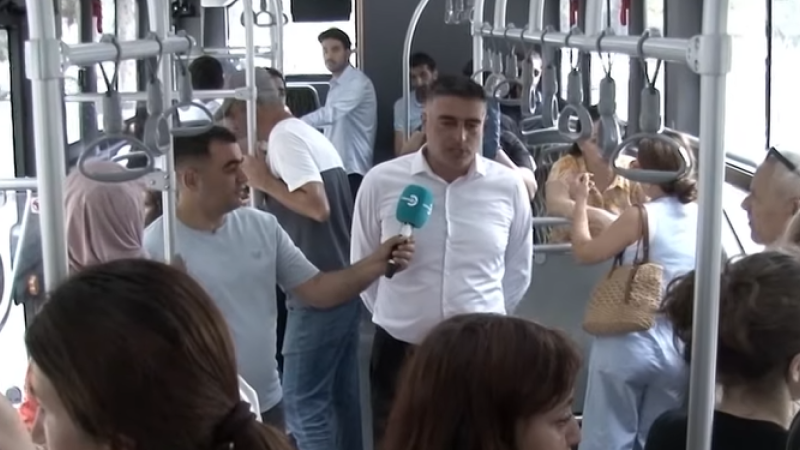 Sumqayıtda avtobuslarında kondisioner “REYD”i