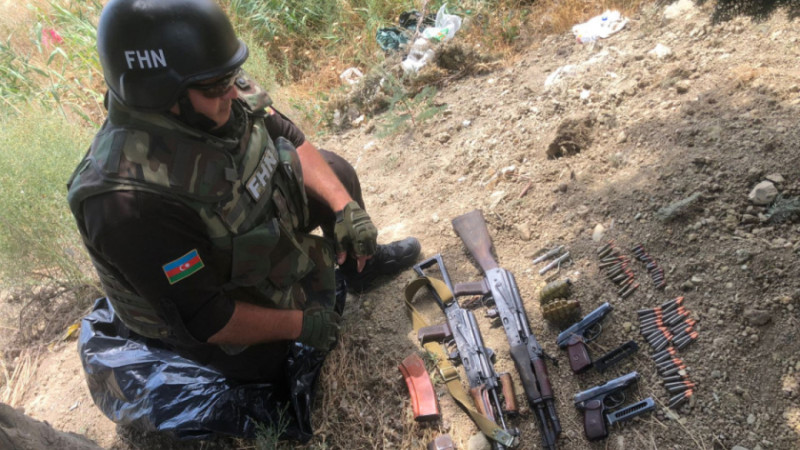 Novxanıda SİLAH-SURSAT tapılıb