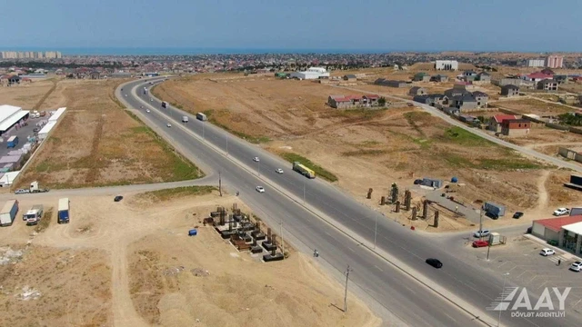 Novxanı yolunda yeni keçid tikilir - VİDEO